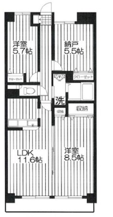 カサベルテ横濱の物件間取画像